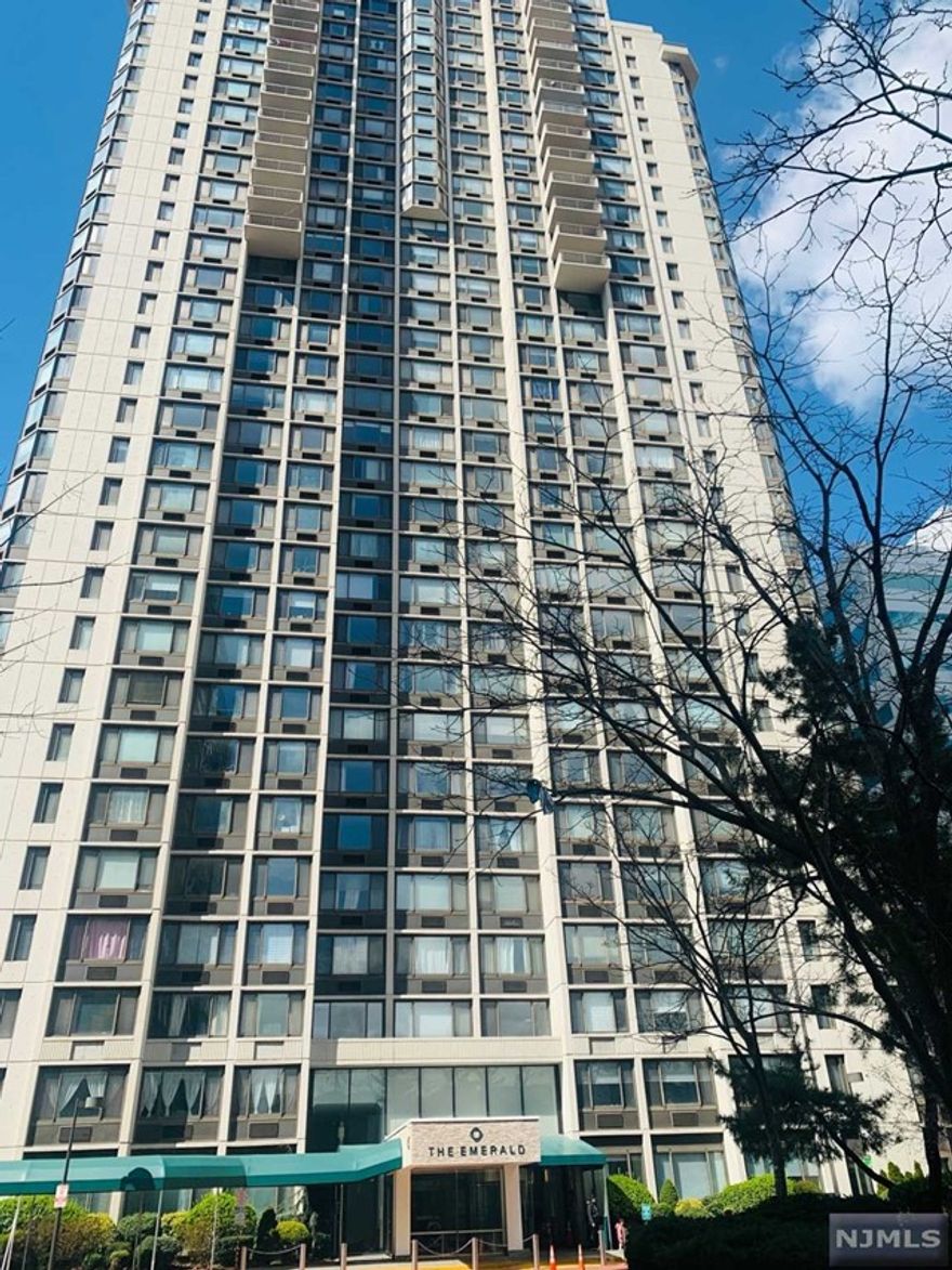 Large one bedroom, 2 full bath apartment. Big living room and dining area. Master bedroom has two large closets. Extra 9 ft long closets in the hallway and a linen closet next to the bathroom. On site parking available. Manhattan commuter's dream! 3 minute walk to PATH Newport station. Great location.