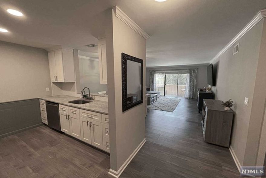 Enjoy easy access to NYC in a desirable neighborhood with this recently renovated 1 bedroom/1 bathroom condo. Features an updated kitchen, spacious living room, private balcony, enclosed parking garage, and a full-size washer and dryer. Conveniently located near two NJ transit stations (Bay Street Station: 5 minute walk, Glen Ridge Station: 7 minute walk) with a 35 minute ride into midtown Manhattan. This quiet building is walking distance from Hurrell Field, including a track, baseball field, and basketball court, and the heart of Montclair, including the Wellmont Theatre and a wide variety of dining options. Downtown Montclair is just a 5 minute drive away. One pet under 20lbs is allowed. Don't miss this rare opportunity to buy in Glen Ridge!