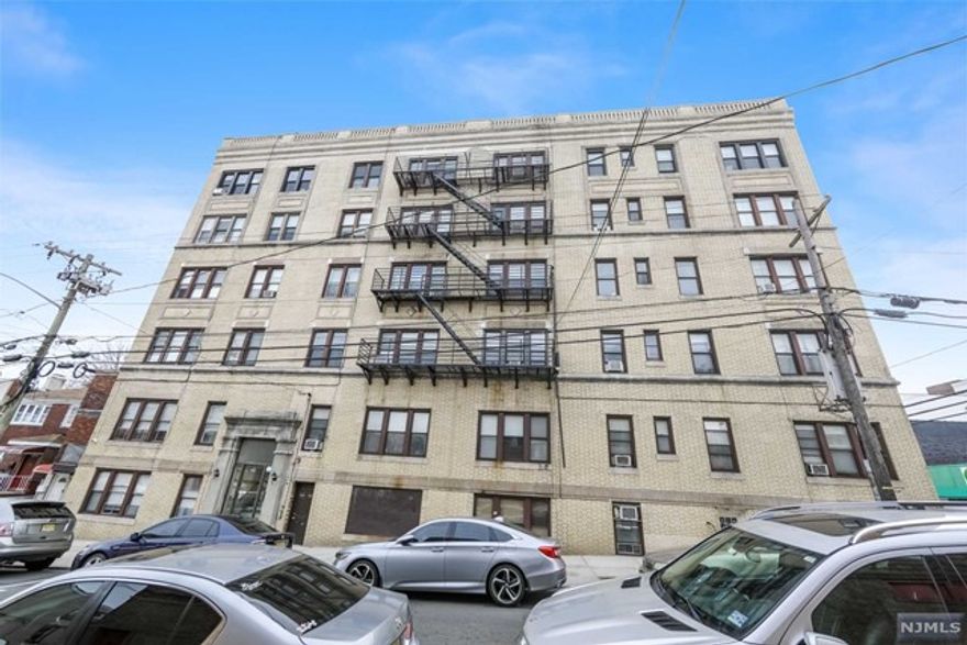 Welcome to this commuters dream! Only a block away from Boulevard East! Bright two bedroom, one full bath condo located on second floor of a pre-war building, just steps away from NYC transportation. Unit features living room, newer eat-in-kitchen, two bedrooms and full bath. Enjoy laundry on premises in basement in this pet friendly building, just a short distance away from all local shops, downtown and local restaurants. Great starter home or possible investment opportunity with this low taxes and low monthly maintenance unit. Hurry will not last!! Priced to sell!!