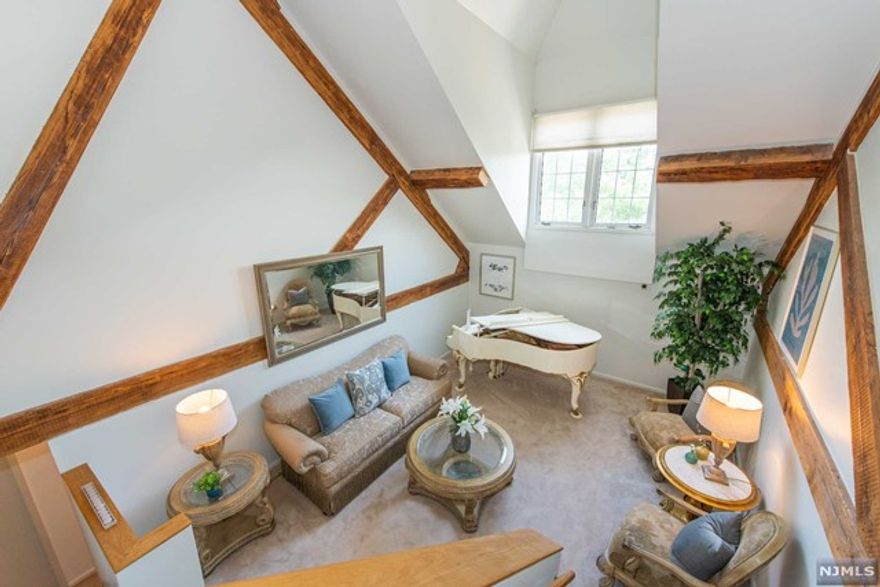 Chic & Spacious! This two bdrm, two-bath duplex condo has it all! With double-height vaulted ceilings offering a loft-like interior for your most discerning buyers. The largest unit in the complex with a sunlight living room, a formal dining room, a new kitchen with a counter-height luncheon bar, and (2) bonus rooms: one for your private home office and the other currently used for storage. And did we mention TWO spacious bedrooms and TWO en-suites? The primary bedroom w/large closets and a primary en-suite bathroom with double sinks! Newer HVAC system, newer water heater, central air conditioning, 1 deeded off-street parking spot w/access to add'l spaces for guests. The welcoming foyer of this converted school with a grand staircase leads you to the second-floor entrance of this fabulous duplex unit. With only 16 condo's you'll feel quite at home. Easy access to NYC trains at the Orange and South Orange stations, NYC Transit buses and shopping,Adjacent/W. Orange Art District