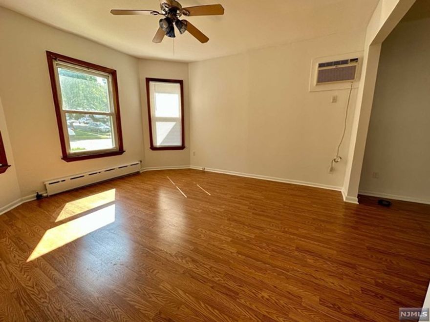 Landlord pays the fee! Heat and hot water is included in the rent of this recently renovated 2 bedroom unit on the first floor of a 3 family. Close to Roosevelt school, Kearny ave shops and public transportation. Kitchen and bathroom recently updated. Lovely first floor unit. Sorry No pets!