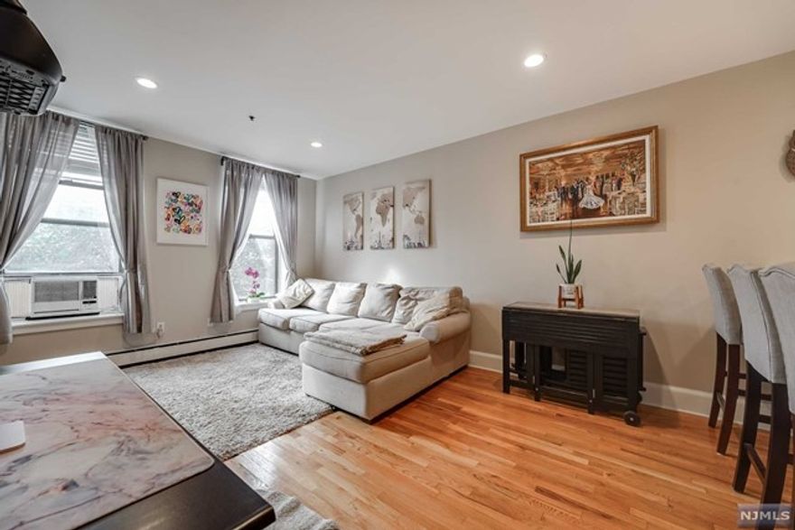 Fresh uptown condo at the fabulous Willow Park. This complex comes fully equipped with an amazing location, outdoor pool and deck, fitness center, rooftop deck with panoramic NYC views, and laundry room. Recent capital improvements to the building include a new roof, complete elevator modernization, pool resurfacing, and landscaped common yard. This one bedroom one bathroom smarthome features great Western light, hardwood floors, renovated kitchen and bath, NEST thermostat, Alexa enabled lighting and motorized blackout blinds, and the best commute: 15 minutes to Manhattan via bus, 23 minutes via ferry. Enjoy everything uptown Hoboken has to offer right outside your door, including shops, bars, restaurants, and of course, Trader Joe's.