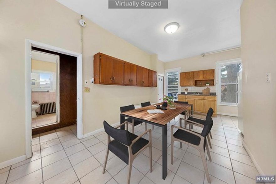 OWNER PAYS UTILITIES! SPACIOUS 1 BEDROOM WITH LARGE KITCHEN. LOCATED 1 BLOCK FROM NJT BUS LINES AND 3 BLOCKS FROM THE TRAIN. WALKING DISTANCE TO LOCAL GROCERY STORES AND SHOPPING. CLOSE TO HACKENSACK UNIVERSITY MEDICAL CENTER AND SCHOOLS. OWNER PAYS LANDSCAPING AND SNOW REMOVAL. The VIRTUAL TOUR link for this listing contains an enormous amount of relevant information including a comprehensive video tour with hidden features & room dimensions, written description, additional photos, floor plans, and a complete interactive 3D model of the home. Owner holds NJRE License