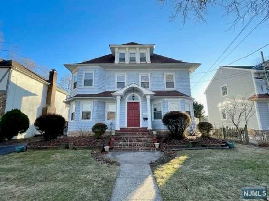 Freshly painted 3 bedroom 2 full bathroom second-floor apartment of a landmark 2 family house with lots of charm. All large rooms with beautiful hardwood floors and good-sized closets and plenty of windows allowing natural daily lights. The second floor features a large eat-in kitchen including dishwasher, refrigerator, gas stove, and access to a beautiful deck where you can sit and enjoy nature, 2 large bedrooms, a living room/ dining room combo, and a full bathroom. 3rd floor has a large bedroom, full bath, walk-in closet, extra-large storage room with laundry hookups. Shared use of yard, park on the street. Private entrance on side of the house and back door from the kitchen. Tenant pays electricity, gas, and heat all separate utilities. Close to school, park, bus and train transportation, great location.