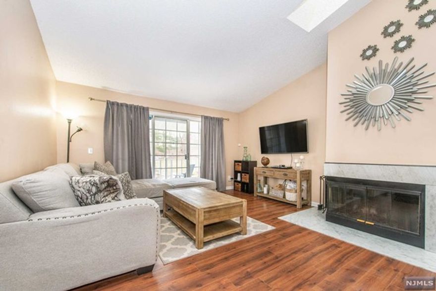 Move right in to this updated, light and airy 2nd floor penthouse unit in desirable Darlington Ridge! Kitchen with granite counters and brand new GE stainless appliances, vaulted ceilings, updated bathrooms, indestructible laminate flooring, on-trend lighting, brand new sliding barn door on hall closet, Nest thermostat, closets w/built-ins, + more! Cozy up by the wood-burning fireplace on chilly nights, and enjoy the summer breeze on your balcony. Amenities include pool, clubhouse, walking paths. Conveniently located to Darlington Park, schools, highways, Ramapo Reservation & Campgaw. All furniture for sale with separate bill of sale - furniture list in attached docs!