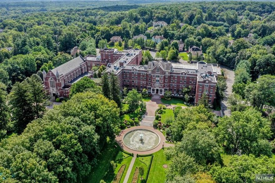 At the foothills of the Ramapo Mountains lies the old seminary building now the Walsh Hall condos. High ceilings, spacious living spaces and and luxurious manicured grounds are the benefits of enjoying your life after work here. Elevators make bringing your groceries to your crash pad even easier. Sit in your favorite chair in the living room and take in the glorious view thru tall windows. Cook to your hearts delight in your working kitchen with Cararra marble, Subzero fridge and Wolfe stove. Relax after a long day in your primary suite with customized walk-in closet and your fully renovated bathroom. The Rio Vista community offers beautiful gardens, outdoor pool, tennis courts, gym, sauna, playground and much more. Conveniently located near outdoor activities such as hiking, skiing and golf and close to shopping, restaurants and highway. This is living at it's finest!!