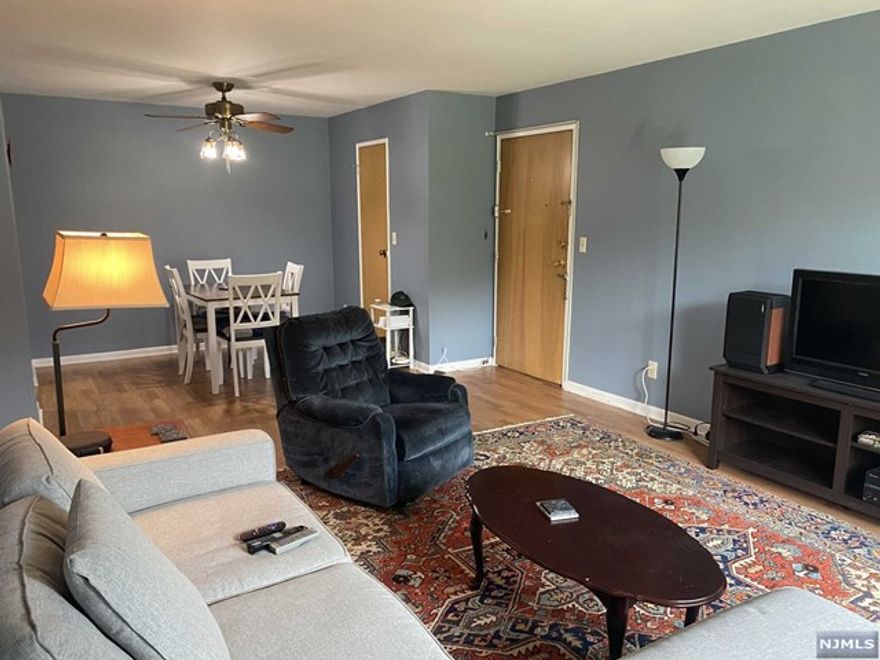 WELL MAINTAINED AND HIGHLY COVETED COMPLEX. BEAUTIFULLY MANICURED GROUNDS. ENJOY THE SWIMMING POOL AND COIN OP. LAUNDRY FACILITIES ON PREMISE, CHARMING BALCONY OVERLOOKING THE SERENE COURTYARD. THIS UPDATED ONE BEDROOM, ONE BATH 2nd FLOOR UNIT IS CLOSE TO EVERYTHING. STEPS AWAY FROM A QUICK BUS RIDE TO MANHATTEN. NOT IN A FLOOD ZONE. ***Pick-Up Trucks NOT permitted, one parking permit included in rent, additional overnight parking permit $13 a month. Tenant pays Realtor fee. One month security deposit required. Utilities not included. Available for occupancy on August 1st.