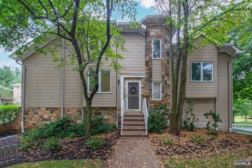 SO MUCH SPACE! This sunny Chelsea model detached townhome is the largest floorplan in Crystal Woods - lovingly maintained for years, the 1st fl features a convenient powder room, huge formal LR, flowing easily to the sizable dining room, just perfect for all your holiday entertaining. The kitchen is ideal for the avid cook, w/ plenty of solid wood cabinetry, breakfast bar & roomy eat-in nook open to the comfy den w/ cozy fireplace & sliders to the very private deck for al fresco dining on summer nights! Upstairs boasts 2 spacious BRs, 2 full baths, including an oversized en-suite w/ excellent closet space! The finished basement delights with yet more living space - visitors welcome for sure! High ceilings, some hardwood floors, central air, attached garage parking, new roof and skylights, access to all the amenities of the complex (playground, pool, tennis courts) & easy access to shopping, parks, restaurants, park-&-ride, NYC bus transportation/jitney to NJTransit.