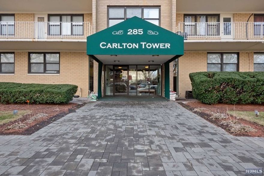 This beautiful 2 bedroom, 2 full bath condo is the perfect place for you to come home to. Enjoy the convenience of the kitchen with breakfast bar. The spacious living room and dining area are great for entertaining guests. You'll love waking up in the master suite featuring a full master bathroom. Don't forget about that incredible view from your living room " take in panoramic views of breathtaking sunsets. Commuting into New York City or just need some everyday conveniences, this condo has it all - bus on the corner and a train within walking distance. The maintenance fee $759.05/mon includes heat, hot water, gas, electric water, sewer, snow, and trash. Parking is $40-50 mo as available. Special assessment for 15 yrs. for upgrades throughout the building and parking structures $366.11/month. The building amenities in addition to the doorman, outdoor pool ($100) per person for the season, patio and BBQ areas, coin-operated laundry in the basement. Don't miss out!