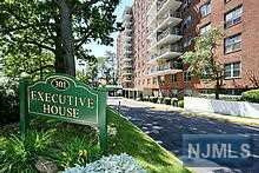 The Executive House offers luxury lifestyle in Hackensack. This is a junior 1 bedroom apartment with living room, and bedroom with a great walk-in closet. All utilities are included in the maintenance, including air conditioning and heating. The convectors are newer, thermostatically controlled for comfortable heating/air conditioning. The kitchen and bathroom were updated within the last 10 years. Executive House has a salt water pool and a private park. This apartment also has an indoor garage space #G133 and a private storage unit in the baseement. The machines in the 24 hour laundry are only 2 years old! Enjoy this commuter's dream into NYC by bus or train. Hackensack offers an amazing resurgence on Main St including new restaurants and shops.