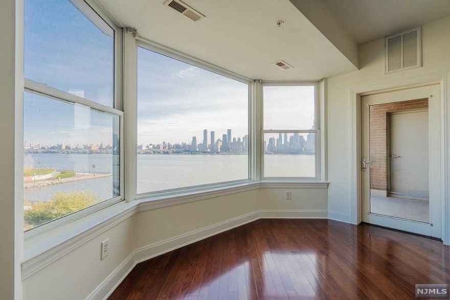 Sought After One Bedroom Condo on the Hudson River Waterfront in Prestigious Grandview II Community. 849 Sq Ft of Living Space Invite You to Enjoy the Serene Views of the NYC Skyline and Hudson River While your Own Private Balcony Affords You the Opportunity to Relax Outdoors From the Comfort of Your Own Home After a Long Day of Work. The Kitchen is Complete with Brazilian Cherry Cabinets, Granite Countertops and Stainless Steel Appliances. An Oversized Bathroom with standing shower and Jacuzzi Tub and Spacious Bedroom with NYC Views Complete This ideal home in an ideal setting just steps away from NJ Gold Coast's iconic Riverwalk, walking distance to the Ferry, Bergen Light Rail, NJ Transit Bus Stop. Shops, restaurants, Starbucks, Ben & Jerry's Ice Cream, Dry Cleaners, Liquor Store, Supermarket and more are all at your doorstep in a building that offers indoor parking, 24-hr concierge, gym, outdoor pool, kids play room, conference room, residence lounge and billiards room.