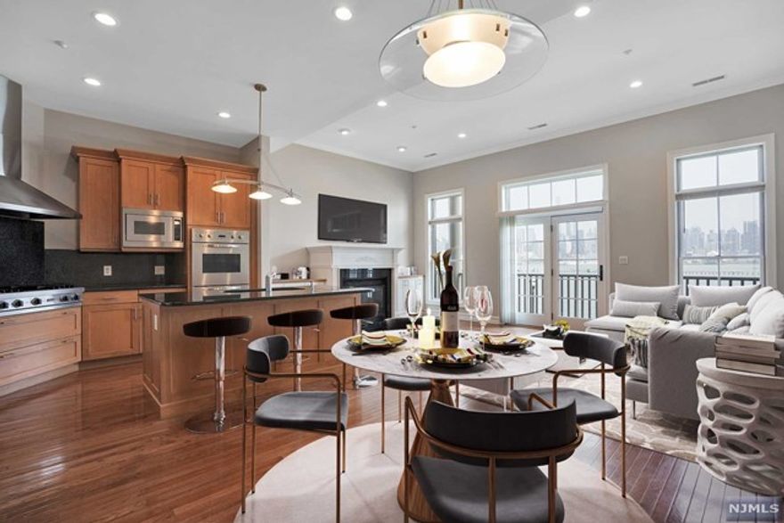 **Call Listing Agent at Prominent Properties Sotheby's Office: 201-223-4207**OUTSTANDING LUXURY WATERFRONT TOWNHOUSE-THE BROWNSTONES @PORT IMPERIAL-ENJOY MAGICAL NYC SKYLINE & MAJESTIC HUDSON RIVER VIEWS! WATERFRONT PATIO-2 TERRACES-ELEVATOR TO 4 FLOORS APPROXIMATE 4000 SQ. FT.GORGEOUS BROWNSTONE! GOURMET VIKING KITCHEN OPEN TO FAMILY RM.LARGE MASTER SUITE W/LOFT & TERRACE-LUSH BATH/JACUZZI-WALK IN CLOSET! PRIVATE GARAGE. SHUTTLE TO NY WATERWAY FERRY/LIGHT RAIL. NEAR TO TUNNELS-MAJOR HWAYS - MEADOWLANDS SPORTS COMPLEX! PERFECT LOCATION! THE ULTIMATE RESIDENCE ON THE HUDSON!EXECUTIVE RENTAL!