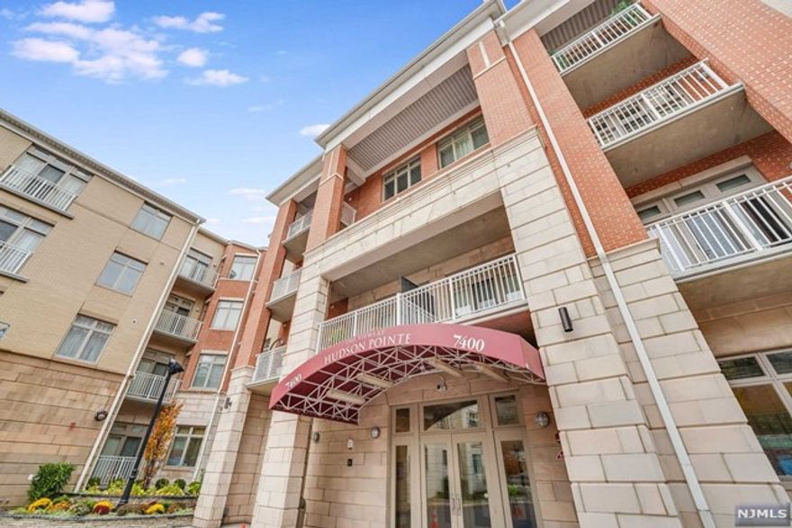 NEW PRICE & Owner is offering to pay FULL Broker's fee... Come home to this spacious 1195 sq ft two bedroom, two full bathroom apartment at Hudson Pointe. This home features hardwood floors, granite countertops, stainless steel appliances, large walk in closets, huge primary suite, separate dining area, double balcony and much more. This home has been meticulously maintained. Location is what this apartment is all about on the Hudson within walking distance to bus stop and more.