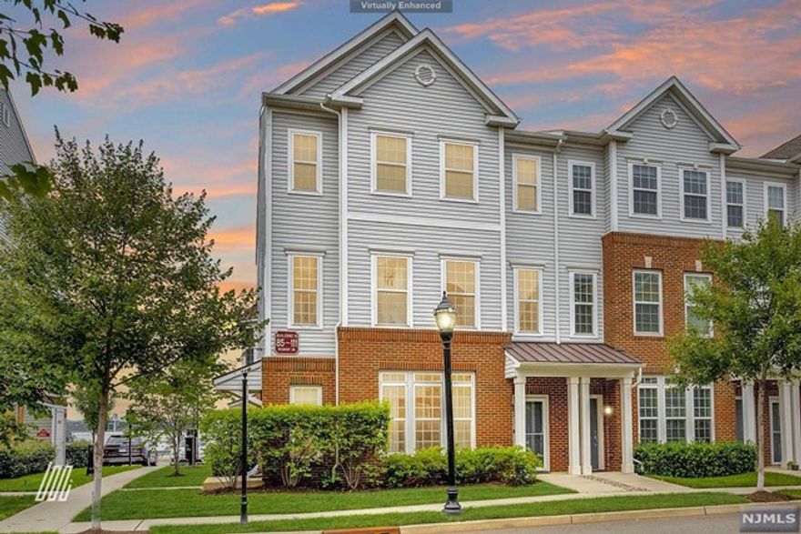 Nestled in the highly coveted community, this 2BR/3BA end-unit stuns with high ceilings, walnut wood floors, recessed lighting, designer color scheme, and tons of natural light. Envision the entertaining in the open concept kitchen, which has energy-efficient stainless-steel appliances, ample white cabinetry, granite countertops, subway tile backsplash, gas range, posh dining area, and an adjacent living room. The large master bedroom includes a deep closet and en suite. Other features: attached 1-car garage (1 car driveway parking), washer/dryer, smart thermostat, smart light switches, smart camera doorbell, smart lock, community playground, near NJ rail train station, easy commute to NYC, near shops, dining, buses, and schools, and more! Tenants responsible for water & sewer for $55/mo and other utilities. Renter's insurance req'd ($300k liability). No smoking or vaping. Pets conditional w/ a fee. Due at signing: 1st MO, 1.5MO Sec Dep, and 1MO Broker Fee.