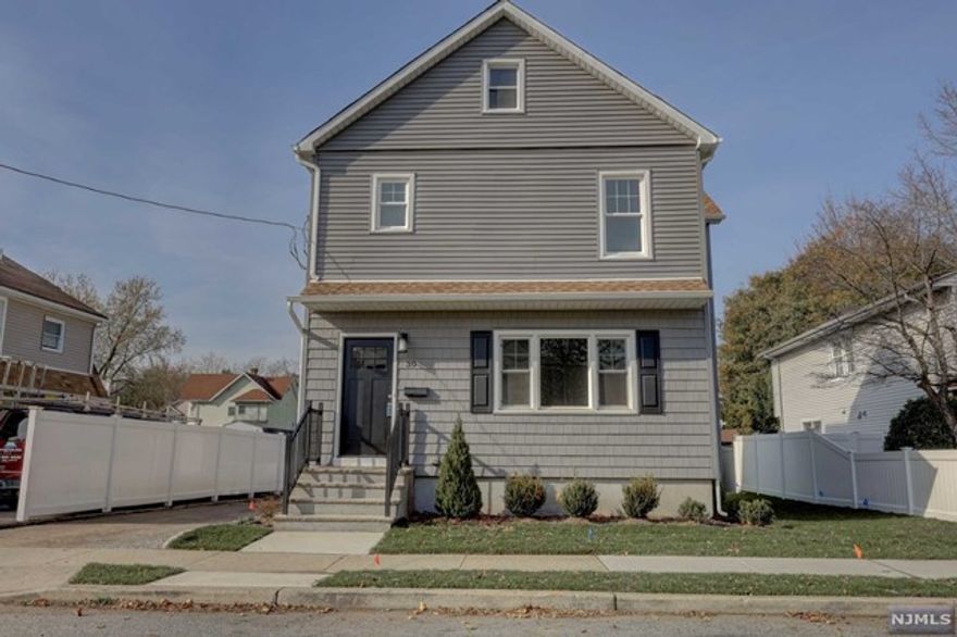 Available Feb 1, 2022. TOWNHOUSE ALTERNATIVE-Totally renovated single family home(ON 3 FAMILY LOT) within one block of the Waldwick train station. Totally renovated from top to bottom, all new siding, windows, roof, kitchen, baths, central air, heat, floors,walls and lighting. LR w/recessed lighting, ceiling fan and tile floor, huge modern eat-in-kitchen with BRAND NEW APPLIANCES, New 42" cabinets, Granite, tile floor, recessed lights, rear mud room, half bath and BONUS 1ST FLR BEDROOM (Mom/Dad/AuPair?). Second floor has master bedroom, second bedroom, huge NEW bath, another room-Office/Comp Rm or 4th Bedroom, Huge hall closet and pull down stairs for huge full height storage attic. Full basement with laundry and more storage, exit to yard and one car detached garage. Landlord will take care of grass maintenance and snow. Tenant responsible for all utilities, renters insurance, 1.5 months security, first months rent, one month Broker fee. Pets are conditional on a case by case ba