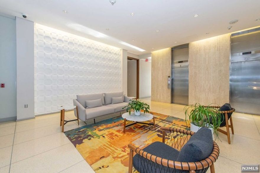 Completely Renovated One Bedroom, One Bathroom. Lux. RENOVATED Highrise. Maintenance Includes ALL Utilities & 24hr DOORMAN, GYM, POOL, ETC. Parking Additional $125/ mo. if needed. Washer/Dryer in building on LL. Low Taxes; Open Concept Living; Spacious Balcony. EASY COMMUTE TO MANHATTAN; near mass transit.