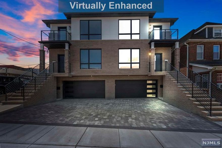 Experience the epitome of luxurious living and unparalleled privacy in this stunning, oversized brand new construction in the heart of Palisades Park, NJ. Boasting 4 bedrooms, 4 baths, and a 2-car garage, this contemporary masterpiece is nestled on a spacious 50x107 sq ft lot. Conveniently located just steps away from buses to NYC, you'll have easy access to the city's vibrant energy, while enjoying the tranquility of your own private oasis. Indulge in the sleek modern design that perfectly combines space, aesthetics, and comfort, making this home the ultimate retreat.