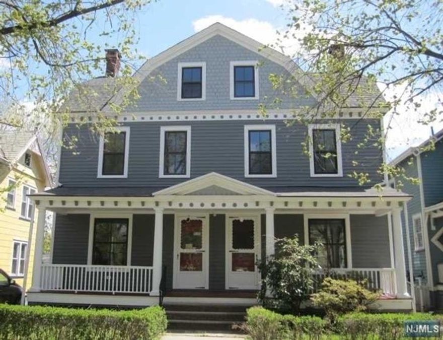 Stunning Duplex in desirable downtown Montclair - This 3 bedroom 2.5 baths has been completely renovated top to bottom with style and modern elegance. Sophisticated NY style living at its best! Fabulous front lemonade porch - Open floor concept, hard wood floors, exposed original brick throughout the home, high ceilings, architectural details, Central Air. First Floor features Entrance Vestibule , LR-DR, Powder Rm. Kitchen - modern cabinets with stainless steel appliances, rear access to parking off kitchen. Second Floor consists of Primary BR suite, Primary Bath, Additional bedroom, walk-in closet. Laundry on second floor. Third Floor bedroom- vaulted ceiling - open floor concept - multi purpose room. Lower level - Rec Rm or office, Exercise Rm, storage. Parking 2 cars assigned spots. Conveniently located to Bloomfield town center - Restaurants, shops. Fabulous location and all is New!