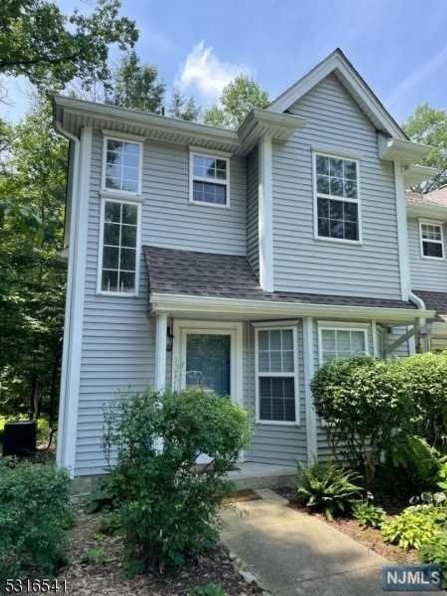 Welcome to The Glens! This Gardner Model End Unit is on one of the most Private Locations in the complex, On a Cul-de-sac, surrounded by woods! New flooring thru-out the unit, Eat in Kitchen has separate dining area, Pantry,Stainless appliances, Granite countertops & Built in water filtration system, Dining Room has sliders to Large Deck, Gas burning fireplace in Living Room. Lots of windows!! 2nd floor has Vaulted ceilings in Both large Bedrooms, each room has its own Full Bath. Complex has 2 Pools. Tennis Courts, Basketball courts, Playgrounds and a Clubhouse, Close to Transit, shopping, Dont Miss This One!!