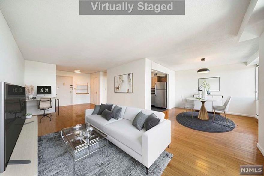 THE CHEN AGENCY(201-346-8888) represents: 'HAMPSHIRE HOUSE' Great opportunity to be a tenant of luxury high rise deluxe 1 BEDROOM WITH TERRACE apartment in premium location in Fort Lee!T LEE! Rarely available! ALL UTILITIES, BASIC CABLE, ONE GARAGE PARKING SPACE IS INCLUDED IN RENT. Washer & dryer on the same floor of the apartment. Few steps to NYC transportation. It is truly charming and warm place to live. DUE AT LEASE SIGNING: 1ST MONTH RENT, 1.5-MONTH SECURITY DEPOSIT, 1 MONTH BROKERAGE FEE, $100 APPLICATION FEE AND $350 BUILDING MOVE-IN FEE. NO SMOKING INSIDE APT. NO PETS. Per diem rent if the lease starts middle of month. Call now for your private tour SOPHIE KANG at 201-281-5593 or Sophie@ChenAgency.com OR JACOB LEE at 201-888-7979 or Jacob@ChenAgency.com