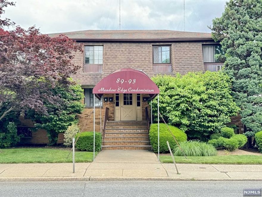 Welcome to Meadow Edge Condominiums. Why rent when you can OWN your own home! Also Great Investment Property. This is a 1 Bedroom apt with very low taxes. HOA includes Heat, Water and 1 Designated Parking space #98 - right by the entrance! Assigned Storage Bin and On-Site Laundry. Easy NYC Transportation--Bus #157. Ideal Location with access to 46, 80 and NJTP-Close to Overpeck Corporate Center where Movie Theater and Samsung Corp are located Local Mini Market and Park across the street.Take a look at the Virtural Tour! A MUST SEE! Call for Appointment Today!