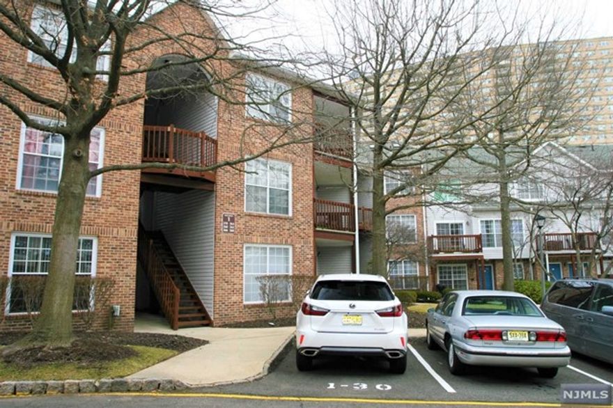 Sunny and bright 2BR with one full bath unit. 2nd floor, Separate bedroom. Gated community.