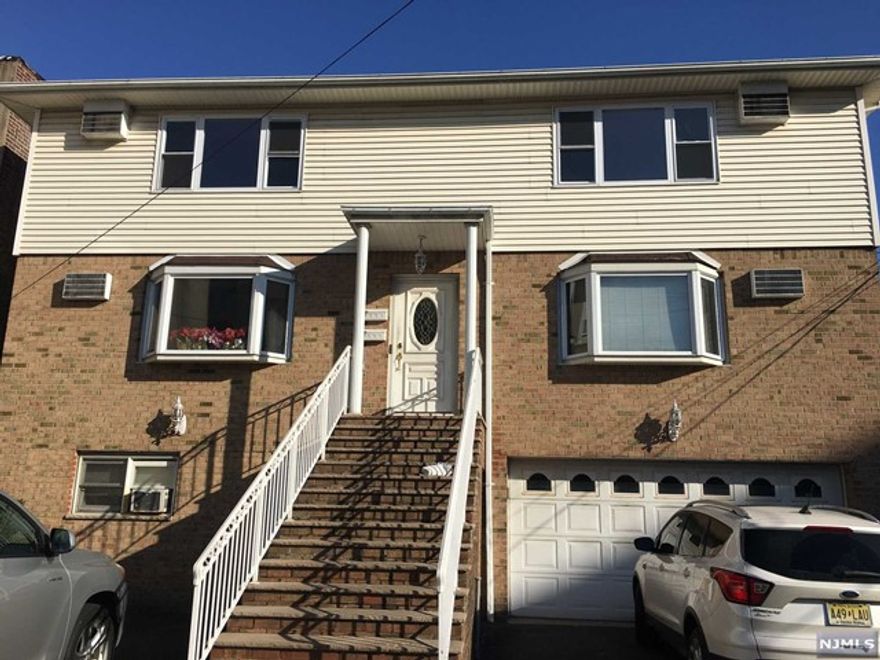 Brick front 3 family house above ground floor (no underground) at prime section, a few steps away from public transportation to NY. Good size living and bed room. Laundry at unit (common use with 1st floor). One parking space. Tenant will be credited for their fresh painting and new carpet from nominated contractor. All utility included. Tenant brings own window air-conditioner