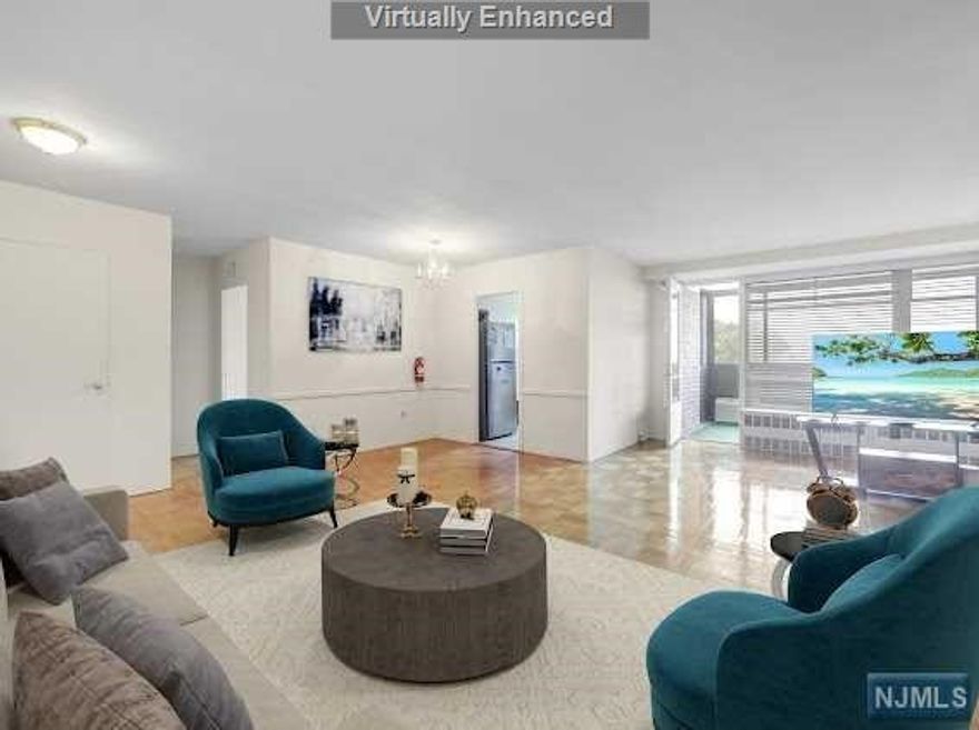 A wonderfully maintained 1 Bedroom Condo located within the heart of bustling Hackensack. Upon entry, you are welcomed by a spacious living room and dining area that opens up into your very own private enclosed Terrace overlooking the City of Hackensack. Parquet Hardwood floors throughout. Low monthly maintenance fee. Laundry is located on site (lower level). 1 incredibly sized bedroom and a full bath. And, good closet space throughout. Pet friendly complex. Steps to mass transit and within short distance to Essex Street train station. Within walking distance to a plethora of restaurants, Hackensack University Medical Center, Starbucks, Downtown Hackensack, Route 80 and Route 4. And, 1 outdoor deck parking included. Schedule your tour today!