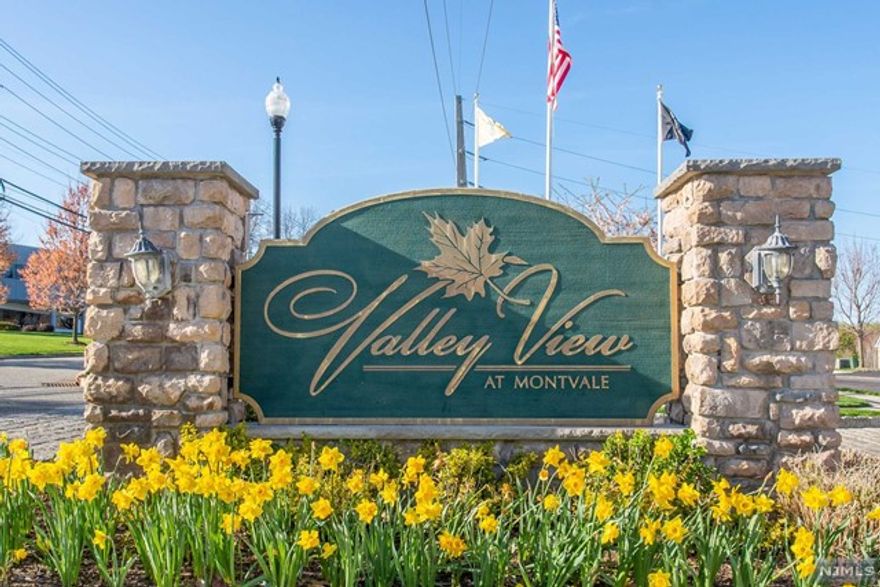 Located in desirable Valley View at Montvale, this lovingly maintained 2 bedroom, 2.5 bath townhome is not to be missed. This pristine townhome features an open floor plan with spacious dining area, kitchen with granite countertops and a convenient breakfast bar plus a sun-filled living room with vaulted ceilings and a gas fireplace. A half bathroom completes this level. Upstairs you will find a king size primary bedroom with a large walk-in closet, a private terrace and a full bathroom plus a second bedroom and second full bath. This floor also boasts laundry and a bonus loft that adds additional living space. Extremely convenient to top rated Montvale schools, shopping, transportation to NY and the Garden State Parkway.