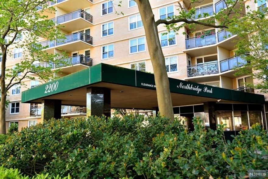 Welcome to Northbridge Park Co-op the best kept secret in Fort Lee. The entry leads to a large living room facing to the south for wonderful sunlight. The modern eat in kitchen with door to the terrace which is overlooking the swimming pool. The hall leading to the bedrooms is lined with closets. The bathroom and has a tub, tiled and updated. The second bedroom is being used as a family room/office but makes a wonderful bedroom. The Bedroom Suite has large closets and modern bath with walk in shower. There are wood floors, and wonderful built in's storage in all the rooms. Pool will be open soon, tennis courts, half basketball court, play area for children add to living in Northbridge. Make your appointment today! Top two pages of 2021 and 2022 tax returns and current credit score with offer. Proof of funds with cash offer.