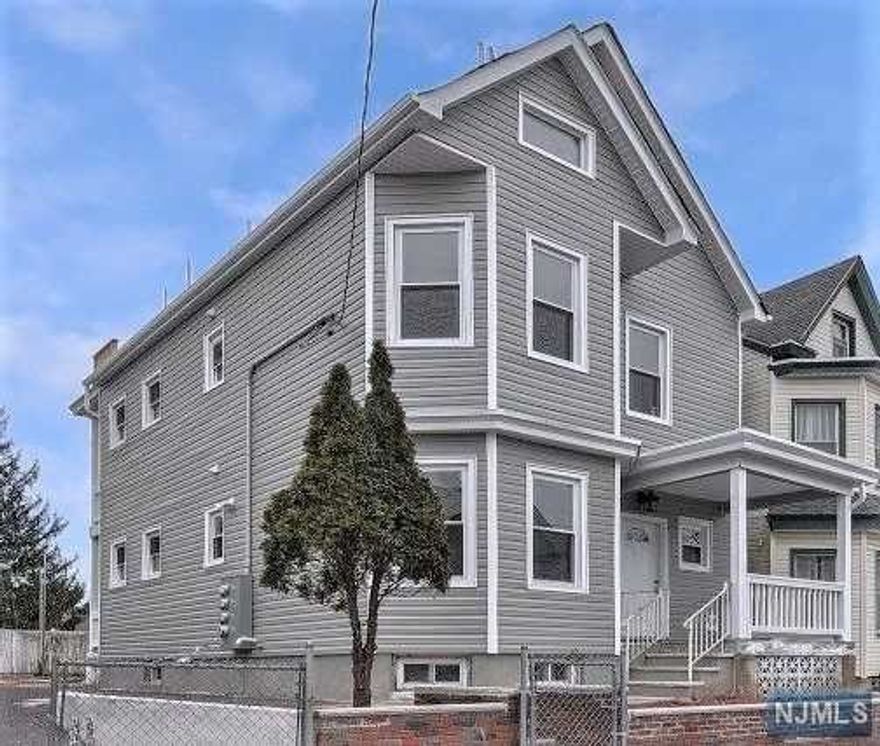 Large, Renovated Apartment ready to be Your New Home! Spacious rooms throughout and Eat-in Kitchen has Granite Countertop and Stainless Steel Appliances! Freshly painted and New Flooring throughout. All New Fixtures in both kitchen and bath. Central Air and all new electrical and plumbing. Two Parking Spaces in Driveway Included. Great Location on a Nice Quiet Residential Street by the Clifton border. Just two away from NY Bus Stop and shops, restaurants and more! No smoking and no pets. Minimum Requirement: 700 credit score, two recent pay stubs, 1.5 month security deposit, first month rent and 1 month broker fee.