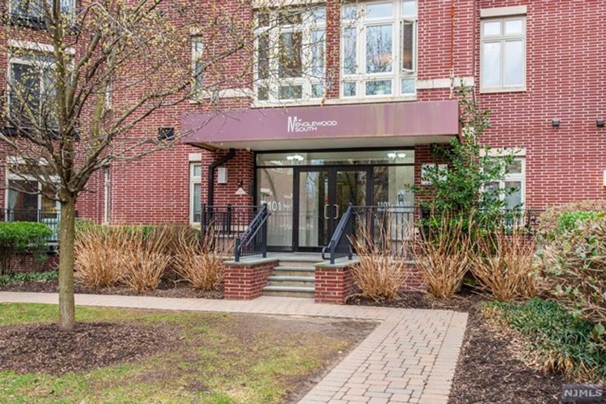 MOTIVATED SELLER! Welcome to The M at Englewood South. This meticulously clean fourth floor one bedroom east facing condo features an oversized LR window/sliding door with Juliette Balcony overlooking a quiet courtyard. Wood & ceramic tiled floors. High ceilings! Large kitchen featuring GE appliances, granite countertops. GE washer/dryer in unit. Generous sized, en suite bedroom can easily accommodate a king sized bed and bedside tables. Convenient powder room off the entrance foyer for your guests. TWO extra convenient parking spots on the first floor of the indoor garage. The M features a large outdoor pool and deck, and indoor club room/meeting space. Cable & internet are included in the monthly maintenance. The shops & restaurants of East & West Palisade Ave are less than a mile away, & it's only a two minute drive to the GWB, & close NYC trans! Pets are loved and accepted! Did we mention MOTIVATED SELLER???