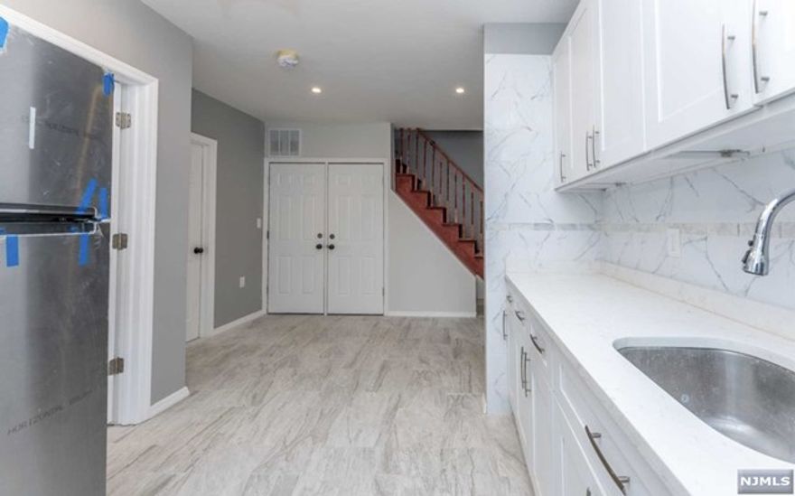 Incredible opportunity! This beautiful house is fully renovated and features a living room, kitchen, 3 spacious bedrooms, and a full bathroom. Has a separate entrance . Tons of natural lighting, plenty of closets.Just off Bergenline Avenue. Close to everything, parks, shopping, public transportation. Credit, background check and interview required.