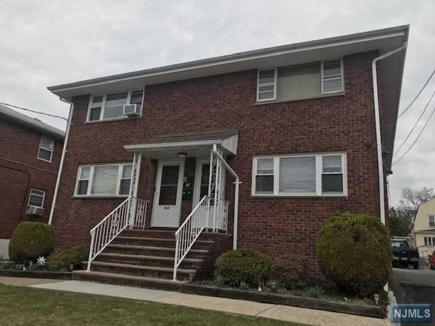 Renovated 2 BEDROOM APARTMENT Is perfect for a commuter located directly across from NJ transit train station, 1st floor of 4 unit apartment building. Completely renovated with hardwood floors and ceramic tile eat-in kitchen with new appliances and cabinets. Direct access to basement from apartment for laundry hookup and storage . Building is well-maintained with 1 assigned parking space in driveway and additional parking on street. NO PETS please don't ask. Located less than 5 miles from new Seton Hal NJ Transit train station, shopping, restaurants, schools and park.