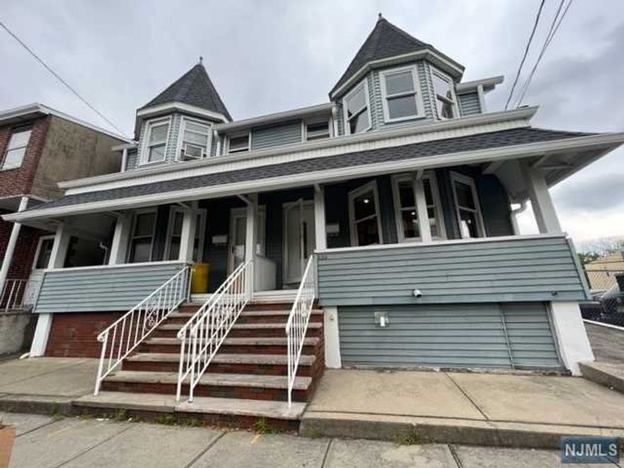 The house has been updated with a new kitchen and bathroom. On the first floor bright and good size Living Room, Dining Room and kitchen welcomes you. On the second floor there is 2 Beds and 1 bath with bonus room for office/extra space or as you wish. Large unfinished attic for additional storage. Partially finished basement with storage area, dryer and washer. Relax in your privately fenced backyard. Street parking, an amazing opportunity to be close to NYC bus transit! For Spanish call Patricia 201-755-1500