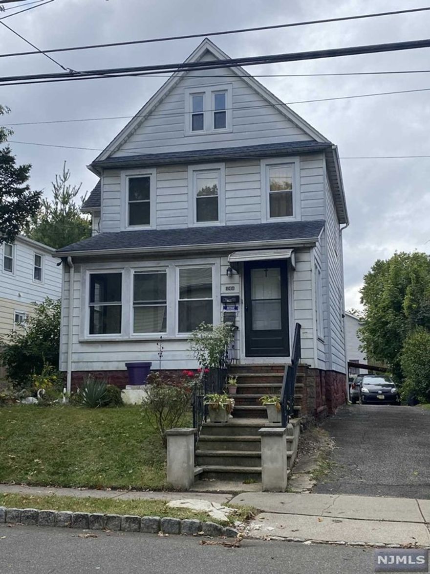 This home is in a great location with easy access to Rt 4,I 80 & 95. Easy NYC commute. Walk in to an entry foyer,1st floor has a Den/Office, LV.room, F.Dinning rm, 1/2 bath, Kitchen w/ mud room and access to yard and parking for 4 cars. 2nd.floor has full bath, access to Attic and 2 nice bedrooms. Main bedroom has a Wlk-IN closet and a reg. closet. 2nd bedroom. NO ACCESS TO BASEMENT.