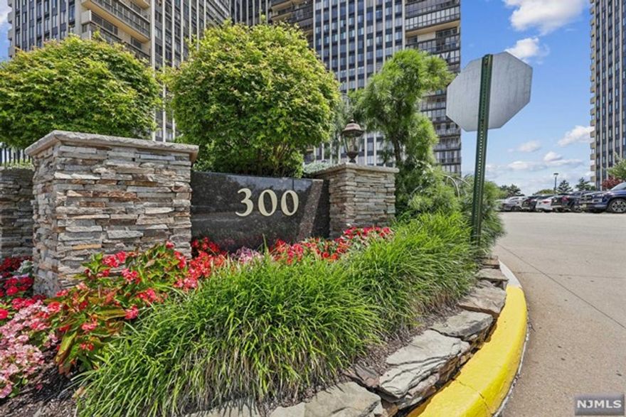 Experience the allure of this desirable B-line unit in Winston Towers. As you enter the open-flow, L-shaped corner layout, you are seamlessly led to a spacious 30-foot terrace, perfect for enjoying breathtaking western and NYC skyline views. This unit is equipped with large windows that bathe the space in natural light. The kitchen is well-appointed with granite countertops, tile floor, and a pantry. The main bedroom boasts two large closets and a full bathroom. The second bedroom includes a double closet, and across the hall, you will find a modern and updated full bathroom. Enjoy a host of amenities including private storage, laundry facilities on the floor, a swimming pool, tennis courts, a gym, a playground, and 24-hour doorman/security. Cable and internet are included. Parking options are available at $70 or $125 tandem.