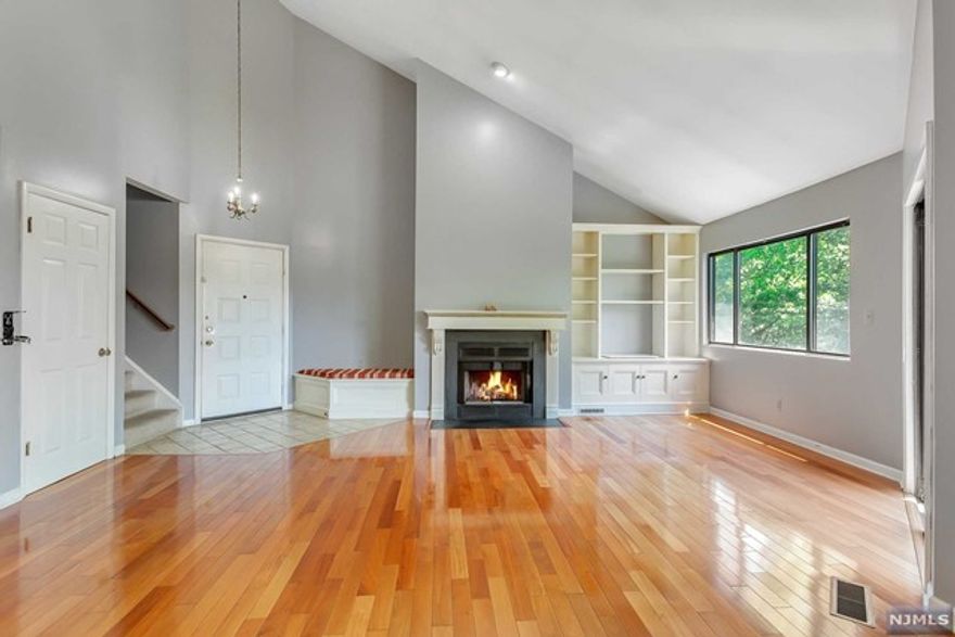 JUST FRESHLY PAINTED + NEW LOFT CARPET!!! This Unit HAS IT ALL! LIGHT & BRIGHT! Open Floor plan, High Ceilings, Private DECK w/Southern exposure, Fireplace, Primary BR Suite + BR#2 on main level + HUGE LOFT for BR#3 w/Full Bath or GREAT OFFICE SPACE plus separate BONUS ROOM! Rent Incl POOL + Oversized GARAGE w/Storage + xtra Fridge!!! Plenty of CLOSETS!!! ADDT'L AMENITIES incl: Kit '18 SS Appliances, '18 Washer/Dryer in unit + '18 hi efficiency Heat/AC furnace, Skylights that open w/Opaque+Black-Out Shades & Nest Smart Thermostat.COMMUTERS: NYC Bus is just across Franklin Tpk, along w/bank,coffee shop,dry cleaners & pharmacy; Train just a few blocks away. SCHOOL BUS PICKS UP @ COMMUNITY! Highly rated Ramsey school district. Tenant responsible for all utilities,1st $200 ea repair, 1st mo rent, 1.5 mo security & 1 mo rent Realtor fee. NTN for ea applicant + MLS applications, LL Interview req. PETS CONSIDERED!! HURRY! THIS WILL NOT LAST!!!