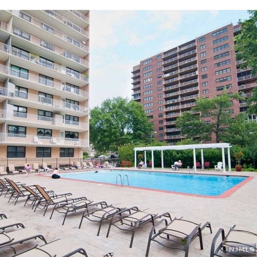 Beautiful Spacious Modern Renovated Studio on 14th Floor of Fabulous Luxury High Rise Building in Desirable section of Passaic with 24hr Doorman, outdoor heated pool, BBQ area and terrific location for commuting to NY. NYC bus and train are just stepping away! All UTILITIES ARE INCLUDED! This wonderful, spacious and bright unit offers amazing panoramic view, new flooring, beautiful modern kitchen with stainless steel appliances, plenty of closets with separate dressing area, central air & heat, onsite laundry. Amenities Secured lot with assigned parking ($40.00) Special Elevator for Friday and Saturday use for those who Worship. This place is a hidden gem!! No smoking in the unit. The pictures were taking before the tenant moved in last year. Move in fee- $325. CALL/TEXT 201-873-8551