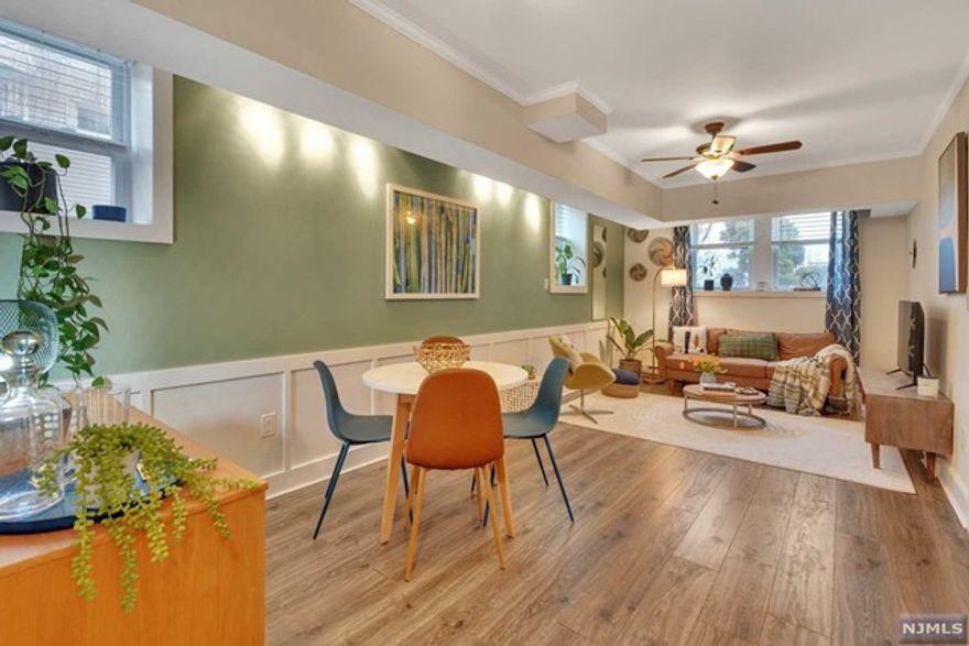 Experience the best of urban living in this stylish lower-level corner unit in the heart of downtown Montclair. The location is unbeatable, with the new Arts Center, Montclair Art Museum, Whole Foods, and a variety of dining and shopping options all just steps away. This unit has been tastefully renovated to include a sleek, modern kitchen with stainless steel appliances, granite countertops and a moveable center island. The bathroom has been updated with a walk-in glass shower and modern finishes. The unit offers high ceilings, engineered wood flooring and plenty of natural light throughout. The bedroom is spacious and has ample storage with 2 closets. The unit is also conveniently located with easy access to public transportation, making it a breeze to commute to NYC. The unit also offers a private entrance and comes with window AC. Don't miss out on the opportunity to call this unit your new home, schedule a viewing today!