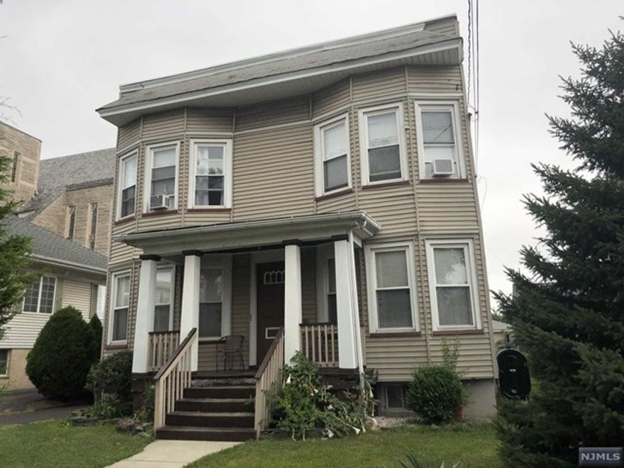 1st floor bright 1 bedroom unit with Heat and hot water included. Arlington Section of town. This spacious and conveniently located unit is half block from Kearny Ave & NYC #99 Bus,#76 Bus to Newark Penn Station and #232 Bus to Harrison PATH! Laminate floors in Liv room & Dining room, carpet in bedroom. Unit will be painted and cleaned. Available April 1. NO Pets, NO smoking of any kind on premises or property. Coin operated laundry in basement. Landlord provides refrigerator. Tenant pays own lectric and cooking gas. Possible use of yard for grilling. Max 2 occupants. Tenant to pay 1 month broker fee. Landlord requires rental application, credit check and proof of ability to pay.