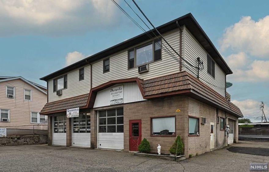 Incredible opportunity awaits in this mixed use, four unit building in thriving Pompton Lakes. Amidst a town of several large-scale redevelopment projects, this building is within close proximity of Rt 23 & 287, while being just steps from restaurants, banks, shopping, etc. The second floor consists of two spacious one-bedroom residential units, and the ground level consists of two commercial units equipped with four total garage doors for vehicle entry. Whether owning purely as an investment, purchasing a building for your own personal business, or adding to the redevelopment of the area, don't miss this opportunity. Schedule your tour today.
