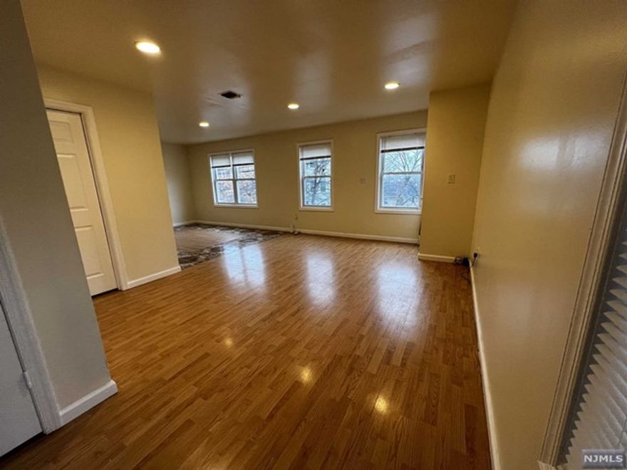 Spacious 3 bedroom Duplex apartment located in the NorthSide section of Paterson. This bright & freshly painted unit offers you open concept living with plenty of storage, a full bath on main floor and 1 assigned parking space. Second floor offers master bedroom with a walk-in closet, two additional large bedrooms and 2nd full bath. Dont miss the opportunity to live in this very clean, comfortable and well-maintained multi-family home! Tenant responsible for all utilities! NO PETS! NO LAUNDRY! Realtor Lease Application, and Credit/ Eviction & Criminal background check required! Subject to financials and interview. 1.5Mth Security deposit, 1st month's rent and Broker's Fee by Bank Check or Money Order due at signing!