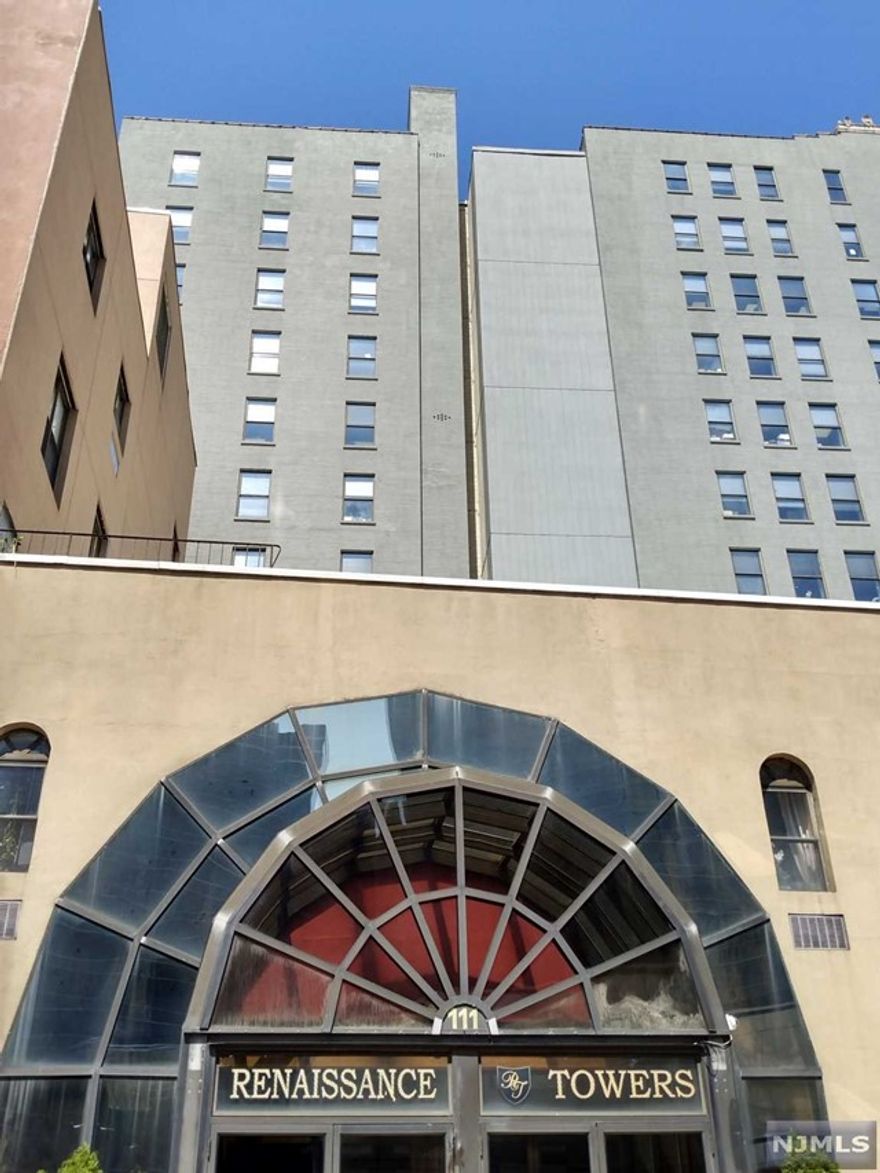 Welcome to Renaissance Towers, the only condo building in downtown Newark. Beautifully renovated! Huge and sunny 3 bedroom and 2 bath condo unit in the heart of downtown Newark. 24 hour security, onsite gym and laundry. Walking distance to Penn Station Newark, Path train and 10 min drive to Newark Airport. Across the street from the Prudential Center and The Gateway Center. Close to Rutgers, NJIT, Seton Hall Law, shops and restaurants. Off street parking available for additional monthly fee. $200 Refundable move in fee. Renter's insurance required