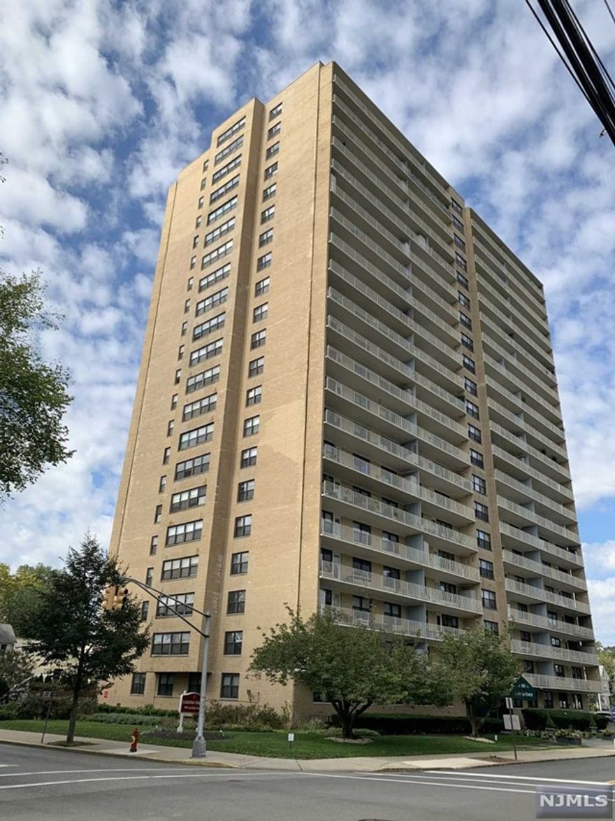 Experience the joy of luxury high rise living at Passaic Park's Carlton Tower. Unique, high floor 3-bedroom unit with NYC, Newark, pool, and patio views! The unit offers tons of light during the day and quiet respite in the evening. The layout a large living room/dining area, and plenty of closets for storage! Also unique to this apartment are two refrigerators, a water cooler, a bathroom with a dressing room, and two out of three bedrooms are of a large size and with direct bathroom access! The 24-hour doorman is ready to tend to all of your needs. Take advantage of community offerings such as the outdoor inground pool (membership required) or grill in the large backyard patio (reservation and fees may apply). The landlord will include one outdoor parking spot. NYC bus stop at corner of building. Train station a few blocks away.