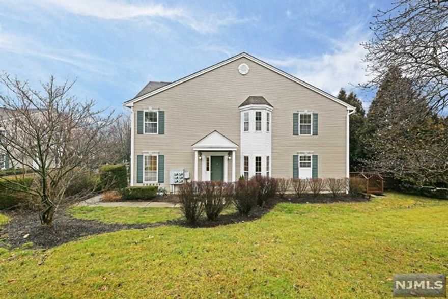 Don't miss this special opportunity to purchase this 3BR 2 1/2 Bath end unit townhome set on a quiet dead-end street. The interior space is bright and spacious with its two story great Room with adjoining kitchen. The kitchen opens to the large rear deck and grassy yard providing an ideal entertaining space. The second level's floor plan includes a laundry room, a FBTH w/SOT shared by the two upper level BR's plus a Primary BR/FBTH suite complete with a dual vanity, jetted tub and SS. The lower level is full and unfinished with expansion possibilities. Amenities include Pickleball, Tennis & basketball Courts, a pool, children's playground, community center and exercise room. In close proximity to Ramapo Reservation, highways, restaurants and NYC train transportation.