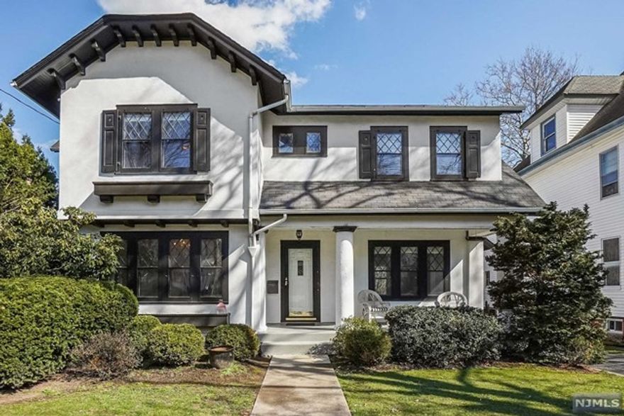 Fabulous single-family rental property on beautiful Essex Avenue! Lovingly kept Colonial offers four bedrooms (one is currently outfitted as an oversized walk-in closet that could also be used as a home office) and one full and one half bath. You'll love the spacious eat-in kitchen with large picture window overlooking the lush backyard, featuring stainless steel appliances, granite countertops and butler's pantry. The generously sized living room with beamed ceiling and built-in window seat leads to dining room with cozy gas fireplace. Full size basement offers laundry area, additional square footage and incredible storage. Large backyard with mature landscaping provides ultimate privacy. Plenty of parking in driveway and single car garage. Central Air. Sorry, no pets.