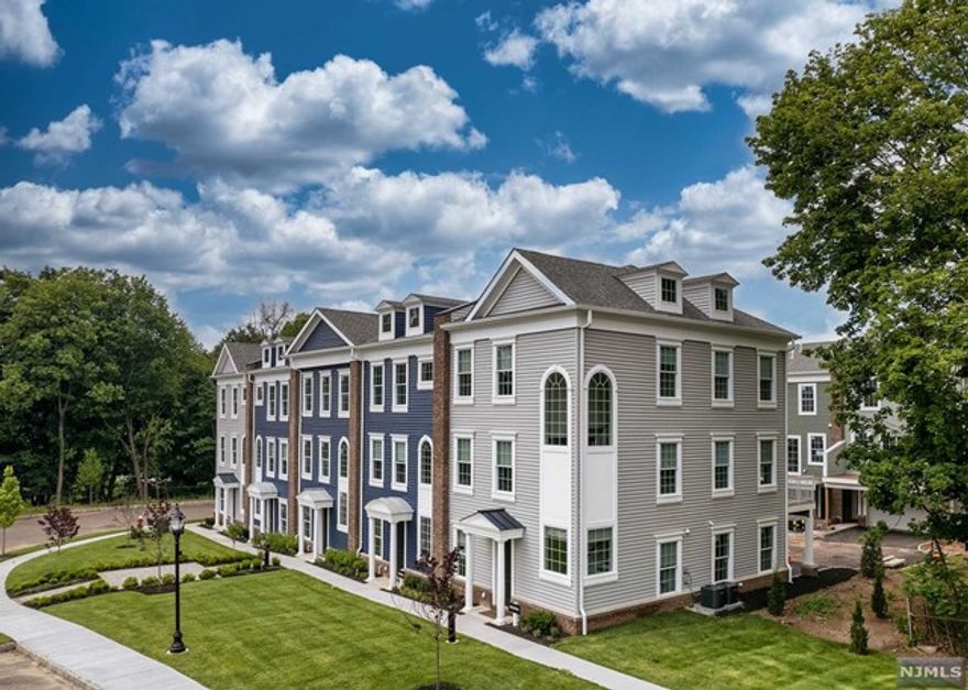 Sales Office tel: 201-431-5025 New Construction! Parkside Lane at Teaneck, a community of 78 Townhomes. Arizona Model. This end home features a square, highly functional kitchen, formally separated from the large dining room which includes a large pantry. A large closet and powder room are accessed from a transition area connecting the dining room to the huge family room, which boasts ten foot ceilings, optional fireplace and decorative railing defining the floating staircase. A view of the first floor and counter seating to the open portion of the kitchen help create a space that will accommodate family and friends An optional gourmet kitchen and optional elevator are available. This home includes front and rear first floor entrances, nine foot first floor ceilings, two closets, a powder room and a recreation/flex room. An optional first floor office with full bath is available for each home.