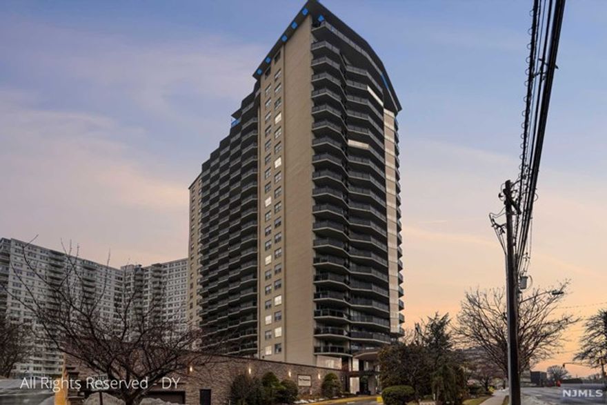 Centrally located in the desirable building of The Pembroke, this 2BR/2BA apartment awaits owner's vision and creativity. The Pembroke is one of a few pet friendly buildings which offers lots of amenities: exercise room, laundry room, community room, 24 hr doorman, outdoor pool, and NYC bus stop. Easy access to all major highways and shopping. $1,894.15 association fee, $62.50 cable/internet, $85 indoor (transferrable) $55 outdoor parking space. Subject to board approval min 20% down 4-to-1 inc-to-debt ratio. Pembroke is also a pet friendly building for pets under 20 lbs ($200 one time, $20/month). Maintenance payment includes basic utilities (heat/AC/water) and common spaces, UL Mtg, and taxes. Without any debt, buyer's minimum monthly income should be $8,166.60 to be qualified. Selling as-is. Contact the listing agent at 917*519*0317 to schedule for viewing.