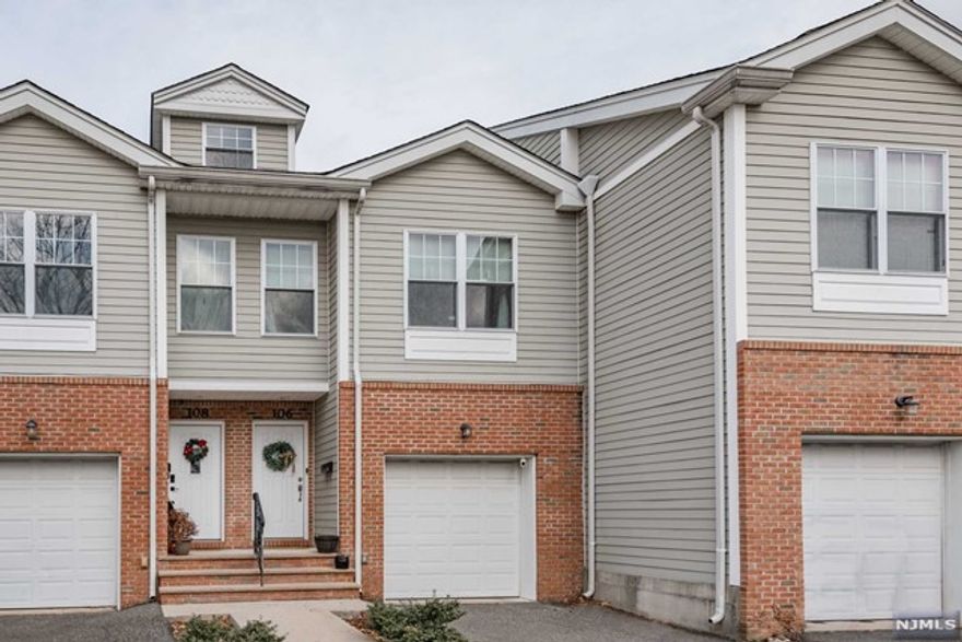 Welcome to this modern and updated townhome in Hackensack. This townhome has everything you need and more. The large living room is perfect for gatherings of family and friends and opens up to the backyard, making it easy to enjoy the outdoors. The kitchen features stainless steel appliances and granite counters, perfect for cooking up your favorite meals. The two bedrooms are both generously sized with plenty of closet space. The master bedroom features a walk in closet and an en suite master bathroom with a shower over tub. There is also a bonus office or playroom on the second floor. Additional features include a full finished basement, attached garage and outdoor parking space, central air conditioning, and more. Don't miss this wonderful home.